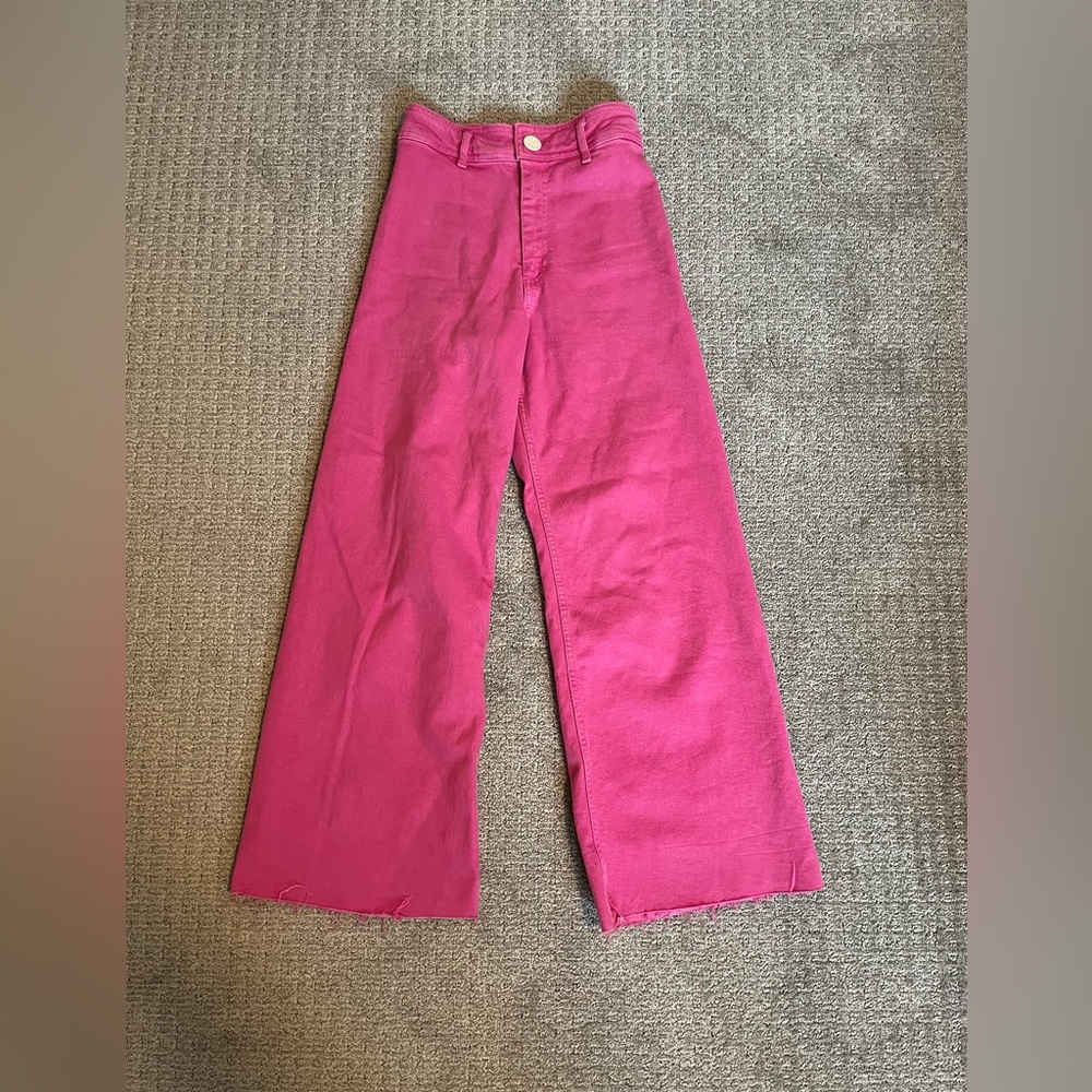 Zara Marine Straight high rise jean
